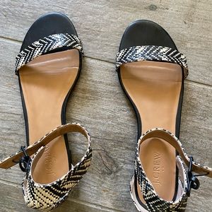 J Crew ankle strap sandals (pre-owned) - 9B